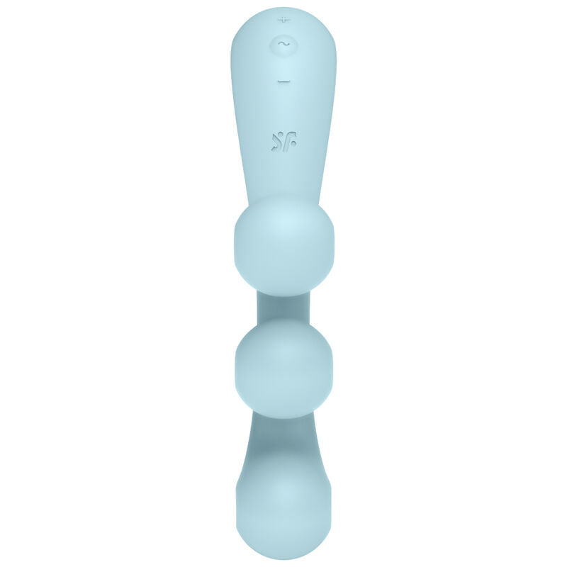 TILfredsstiller - TRI BALL 2 MULTI VIBRATOR BLÅ