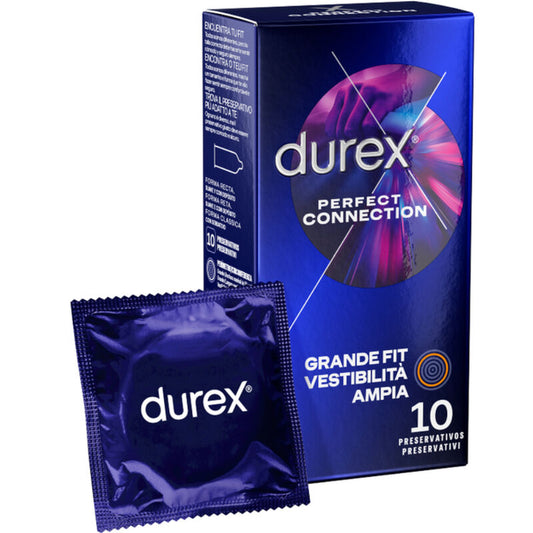 DUREX - PERFECT CONNECTION SILIKONE EKSTRA SMØRING 10 ENHEDER