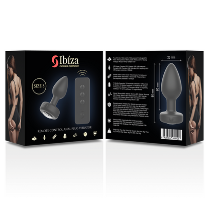 IBIZA - PLUG ANAL TÉLÉCOMMANDÉ TAILLE S