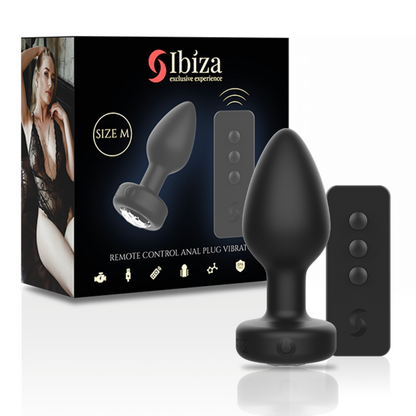 IBIZA - FJERNBETJENING ANAL STIK STØRRELSE M