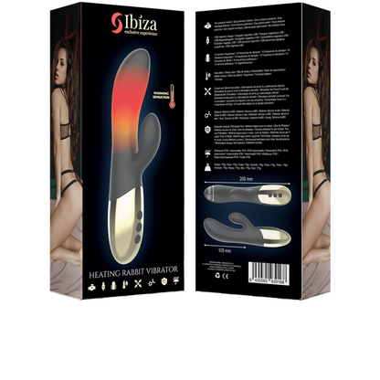 IBIZA - VIBRATEUR LAPIN CHAUFFANT