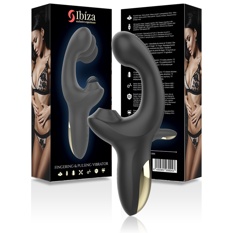 IBIZA - VIBRATEUR DOIGTÉ ET PULSIONNEL