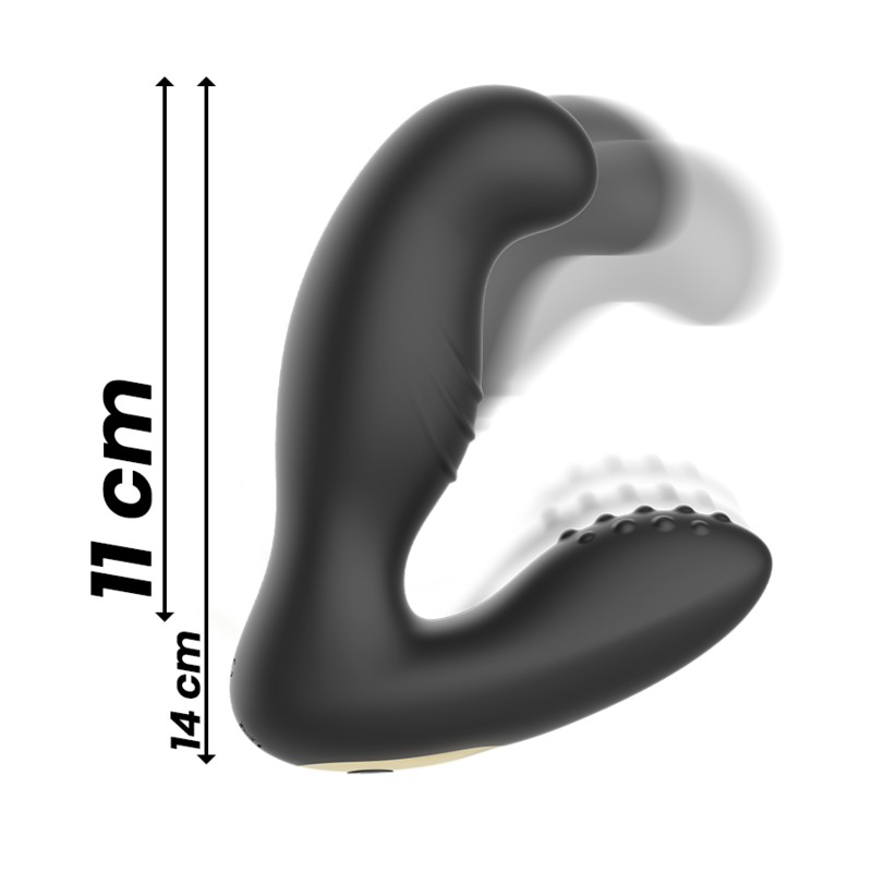 IBIZA - ANAL MASSAGER FJERNBETJENING 10 x 3,5 CM