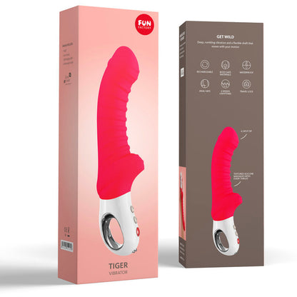 FUN FACTORY - TIGER G5 VIBRATOR INDIA RØD
