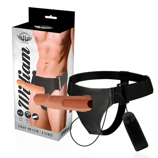 SELE-ATTRAKTION - WILLIAN HOLOW RNES MED VIBRATOR 17 CM -O- 4