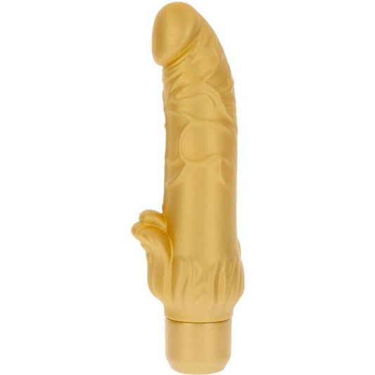 GET REAL - VIBRATEUR GOLD DICKER STIM OR