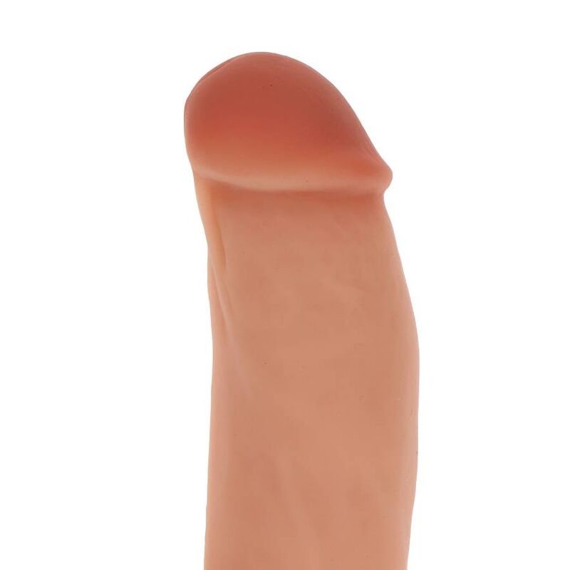 BLI RIGTIG - SILIKONE DILDO 18 CM W BALLS SKIN