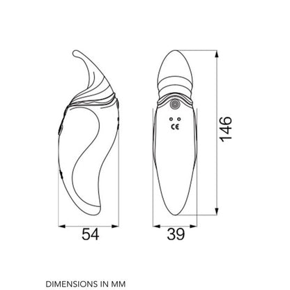 ZALO - HERO PULSE WAVE MASSAGER RØD