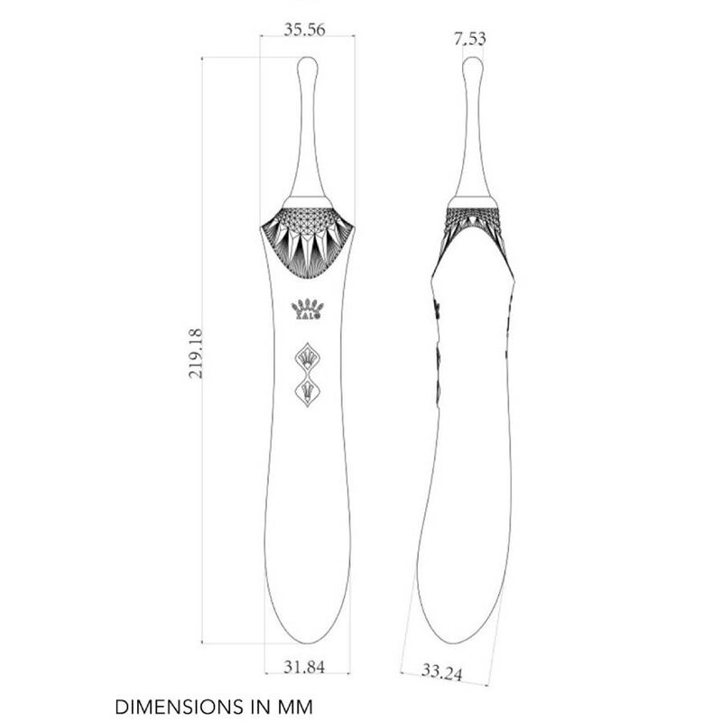 ZALO - BESS 2 CLITORAL MASSAGER SORT