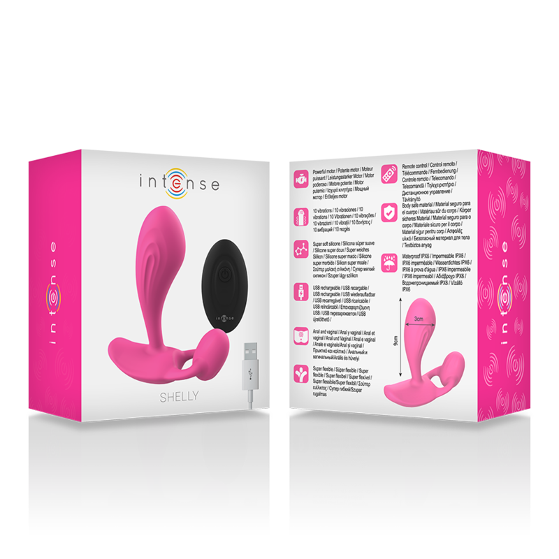INTENSE - SHELLY PLUG ANAL TÉLÉCOMMANDE ROSE