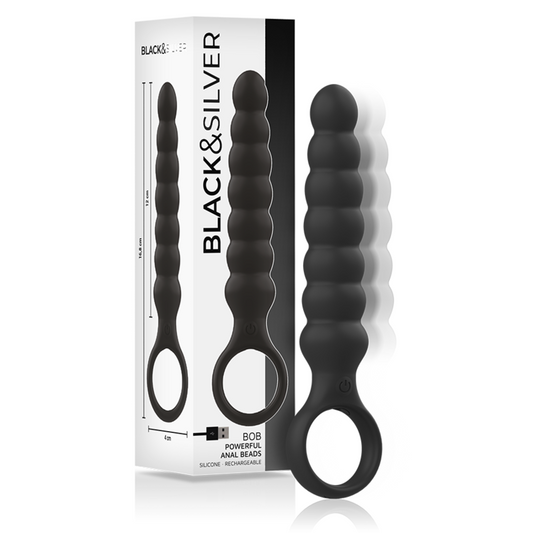 BLACK&amp;SILVER - BOB KRAFTIG SILIKONE ANAL DILATOR