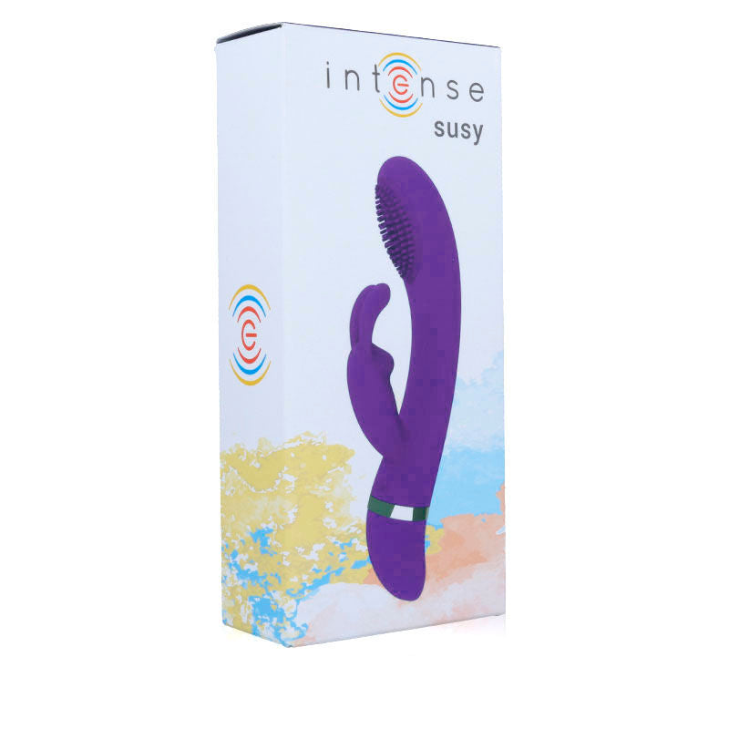 INTENSE - VIBRATEUR OSCILLANT EN SILICONE SUSY RABBIT LILAS
