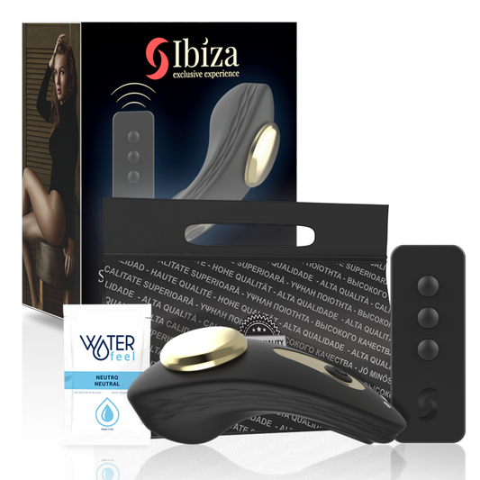 IBIZA - VIBRATEUR CULOTTE EN SILICONE AVEC TÉLÉCOMMANDE
