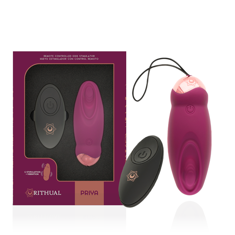 RITHUAL - ŒUF PRIYA TÉLÉCOMMANDÉ POINT G + VIBRATION