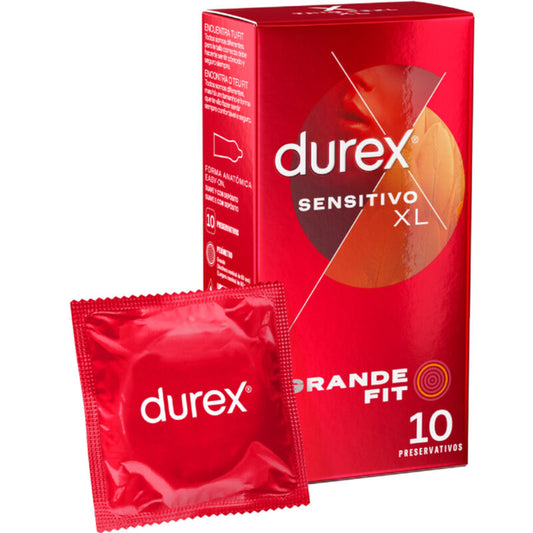 DUREX - SENSITIVE XL KONDOMER 10 ENHEDER