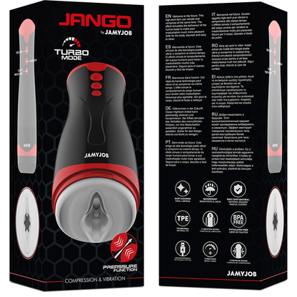 JAMYJOB - JANGO KOMPRESSION OG VIBRATION MASTURBATOR