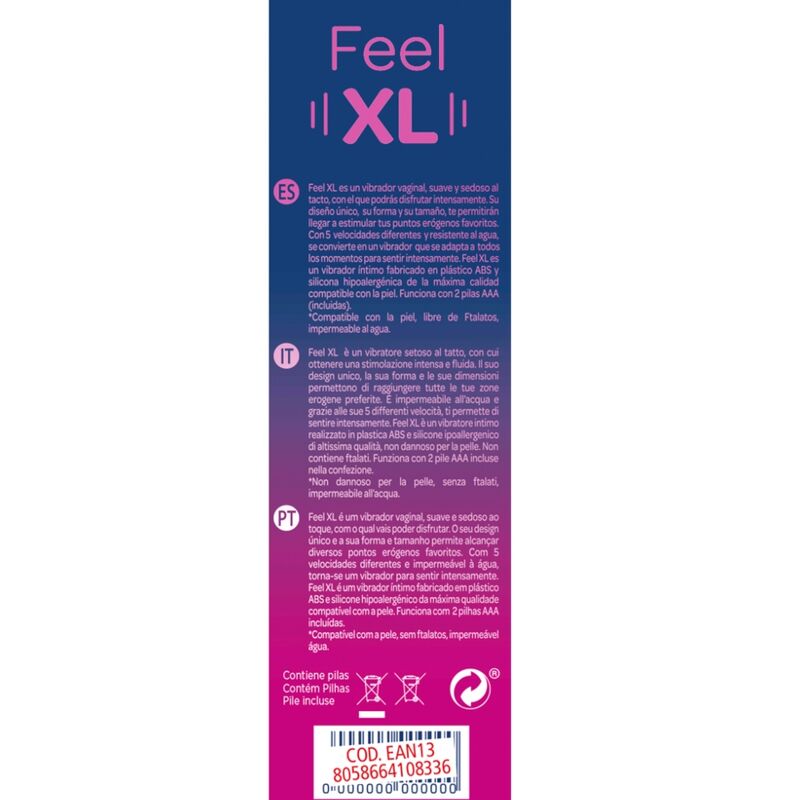 CONTRÔLE - FEEL XL BULLET VIBRANTE
