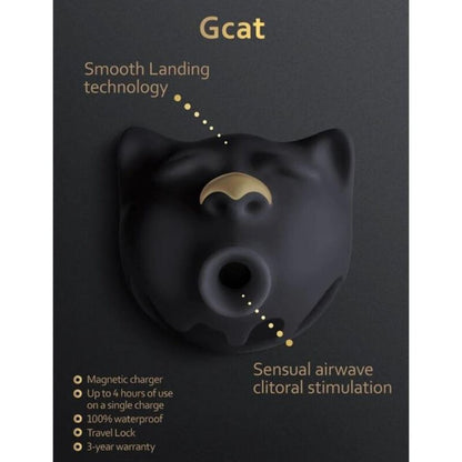 G-VIBE - GCAT MYSTIC BLACK SUCCION DE CLITORIS