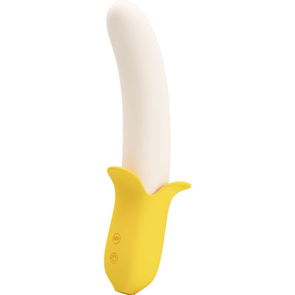 PRETTY LOVE - BANANA GEEK SUPER POWER 7 VIBRATIONER OP&amp;NED SILIKONE SORT