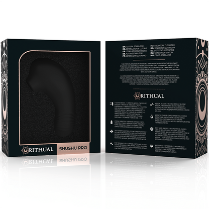 RITHUAL - SHUSHU PRO STIMULATEUR DE CLITORIS DE POCHE 2 MOTEURS À JET PUISSANTS