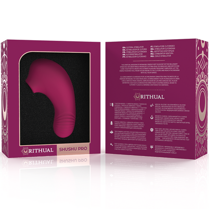 RITHUAL - SHUSHU PRO POCKET CLITORIS STIMULATOR 2 KRAFTIGE ORKIDEMOTORER
