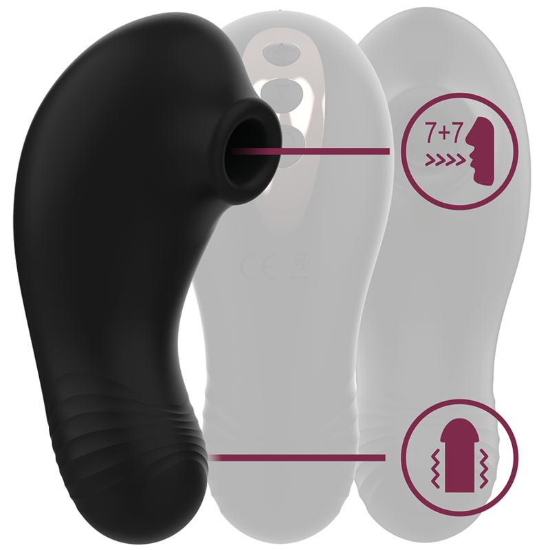 RITHUAL - SHUSHU PRO STIMULATEUR DE CLITORIS DE POCHE 2 MOTEURS À JET PUISSANTS