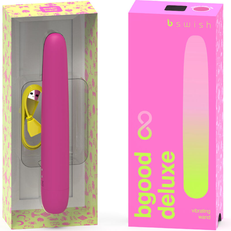 B SWISH - BGOOD INFINITE DELUXE GENOPLADELIG VIBRATOR PINK SILIKONE
