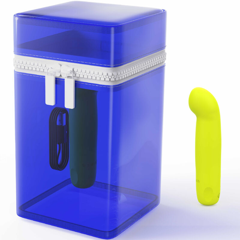 B SWISH - BCUTE CURVE INFINITE CLASSIC ÉDITION LIMITÉE VIBRATEUR RECHARGEABLE EN SILICONE JAUNE