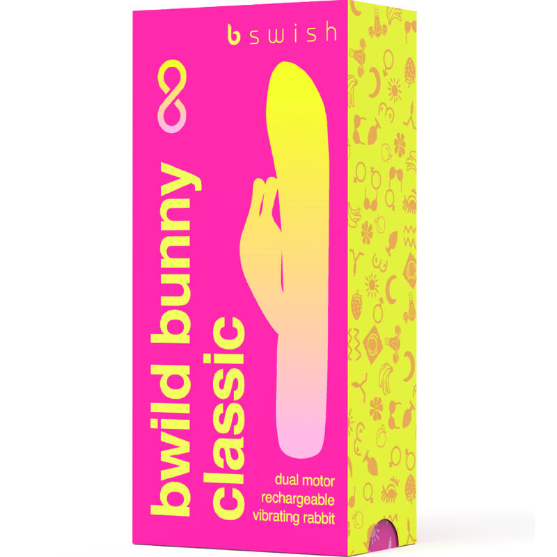 B SWISH - BWILD BUNNY UENDELIG KLASSISK GENOPLADELIG VIBRATOR PINK SILIKONE