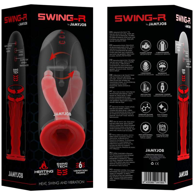 JAMYJOB - SWING-R VARMEEFFEKT, SWING TECH OG VIBRATION MASTURBATOR