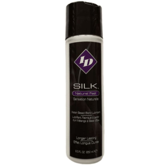 ID SILK - FØL NATURLIGT VAND OG SILIKONEBASERET GLIDECREME 250 ML