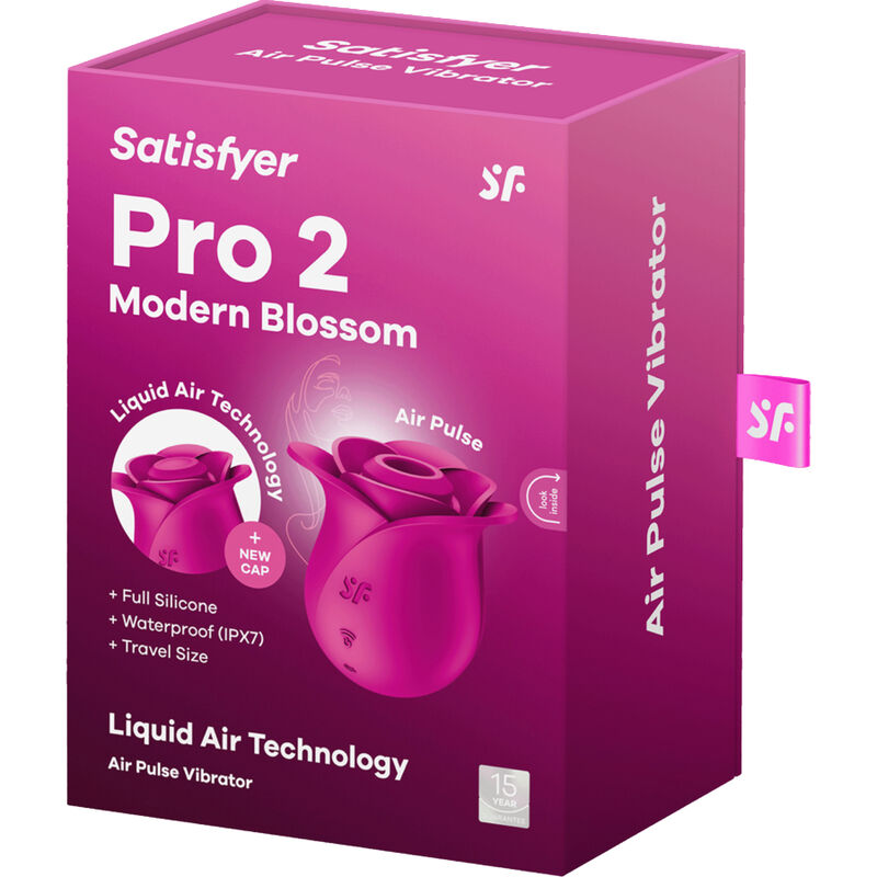 TILFREDSHEDENDE - AIR PULSE PRO 2 MODERNE BLOSSOM VIBRATOR