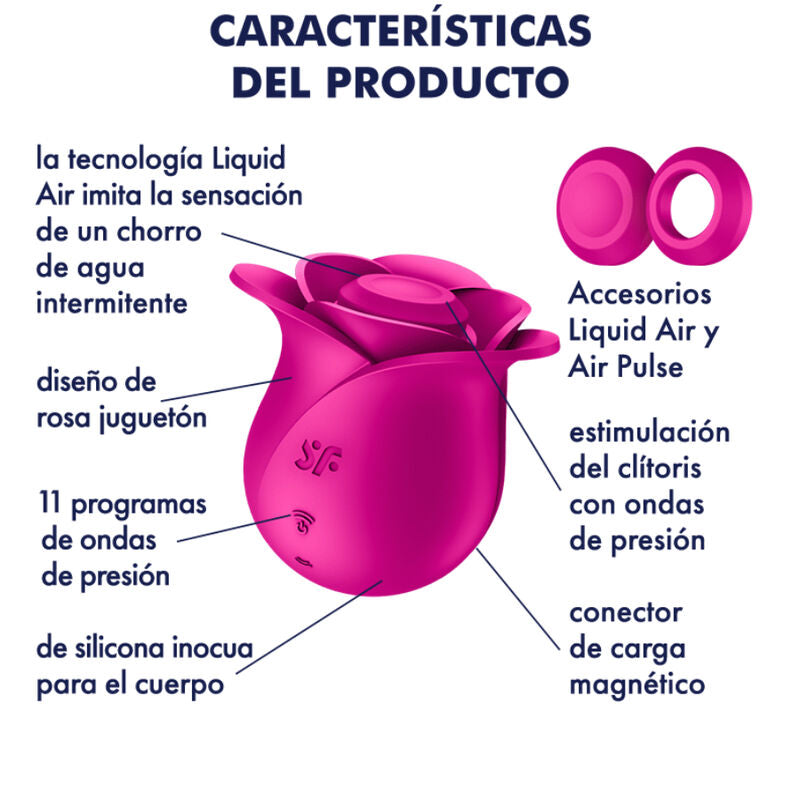 TILFREDSHEDENDE - AIR PULSE PRO 2 MODERNE BLOSSOM VIBRATOR