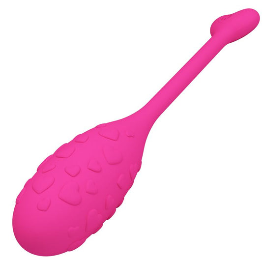 PRETTY LOVE - ŒUF VIBRANT PINK FISHER CONTRÔLÉ PAR APPLICATION