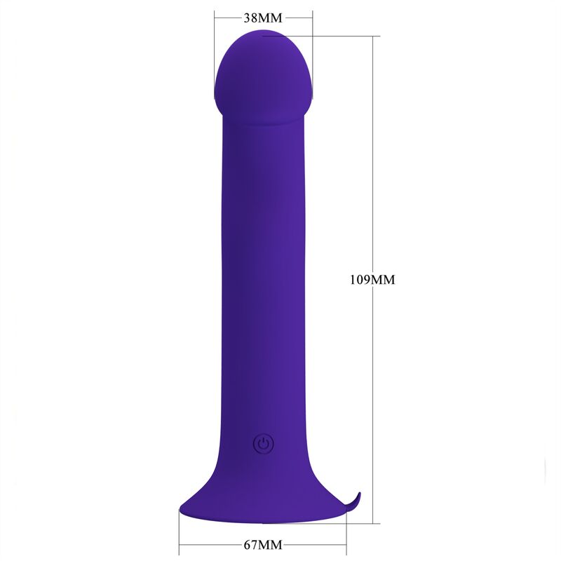 PRETTY LOVE - DILDO VIBRANT MURRAY YOUTH ET VIOLETTE RECHARGEABLE