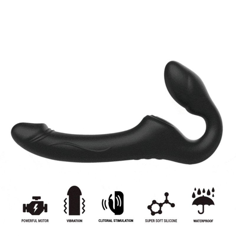 IBIZA - STRAPLESS VIBRATOR WITH REMOTE CONTROL PUSH BUTTON