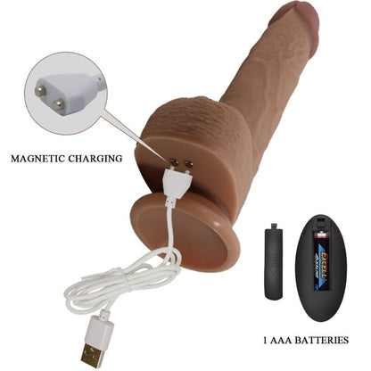 PRETTY LOVE - VIBRATEUR GODE RÉALISTE TOMMY 22,5 CM