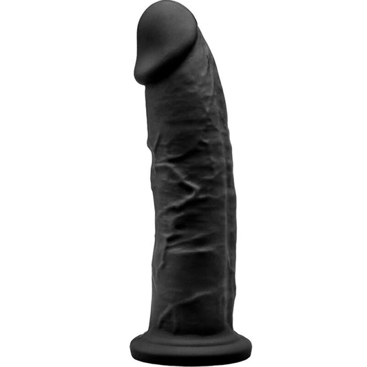 SILEXD - MODEL 2 REALISTISK PENIS PREMIUM SILEXPAN SILIKONE SORT 19 CM