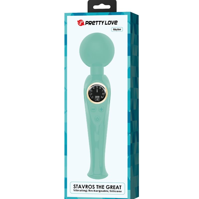 PRETTY LOVE - VIBRATEUR SKYLER GREEN WAND