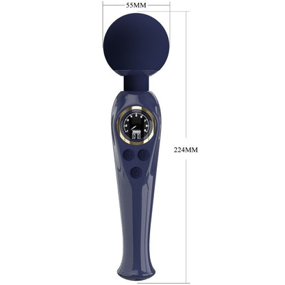 PRETTY LOVE - SKYLER VIBRATEUR WAND BLEU