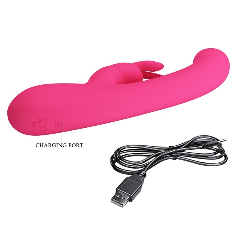PRETTY LOVE - VIBRATEUR LAMAR RABBIT ET POINT G ROSE