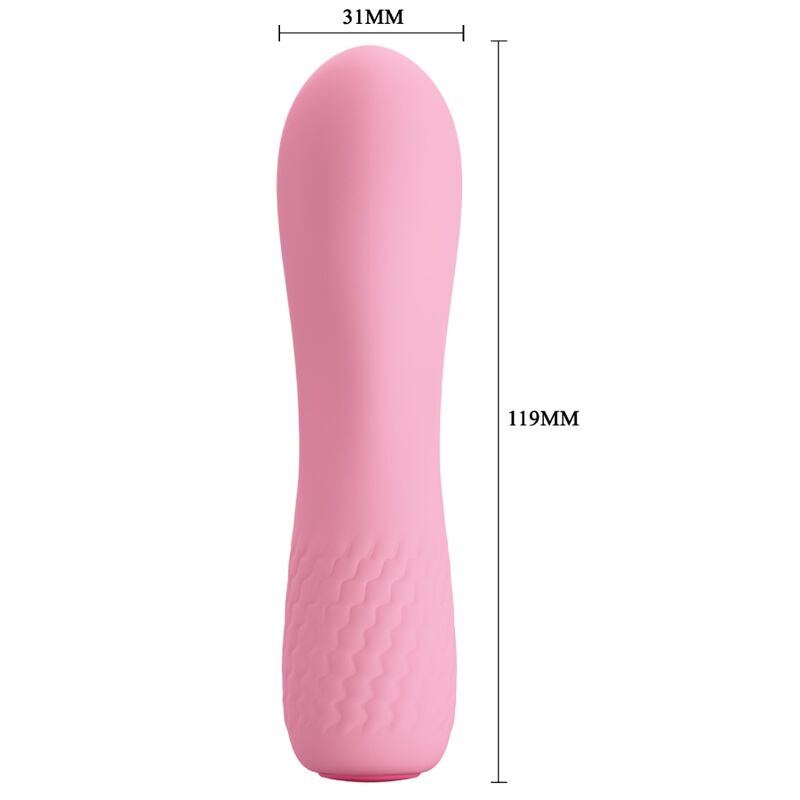 PRETTY LOVE - ALICE PINK GENOPLADELIG VIBRATOR