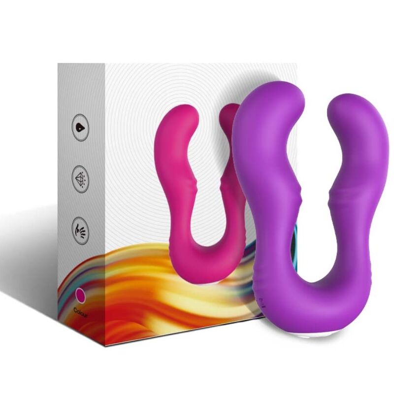 ARMONY - SERAPH VIBRATOR DOBBELT FJERNBETJENING LILLA
