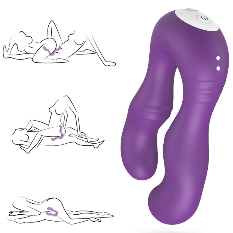 ARMONY - SERAPH VIBRATOR DOBBELT FJERNBETJENING LILLA