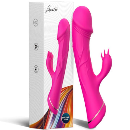 ARMONY - DILDO VIBRATOR KANIN SILIKONE FUCHSIA