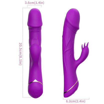 ARMONY - DILDO VIBRATOR KANIN SILIKONE LILLA