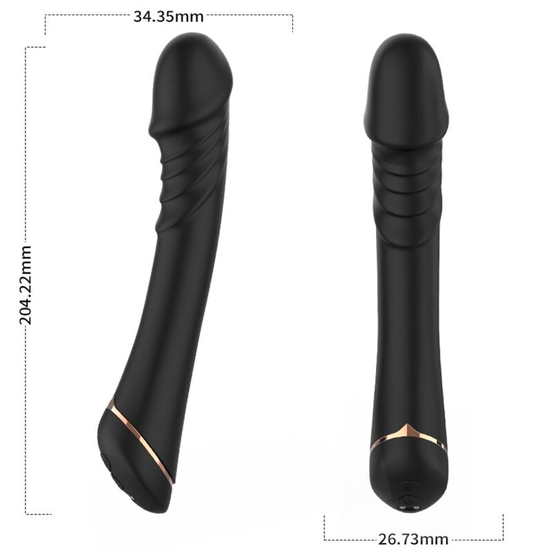 ARMONY - DILDO VIBRATOR SILIKONE SORT