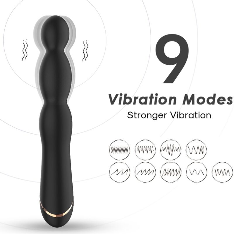 ARMONY - BAMBU VIBRATOR JUSTERBAR SORT