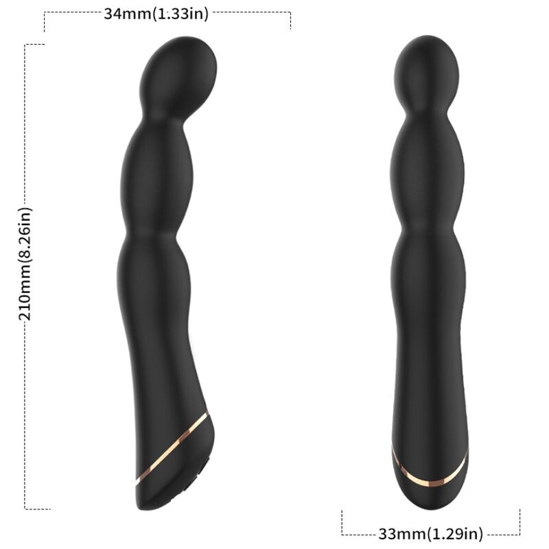 ARMONY - BAMBU VIBRATOR JUSTERBAR SORT