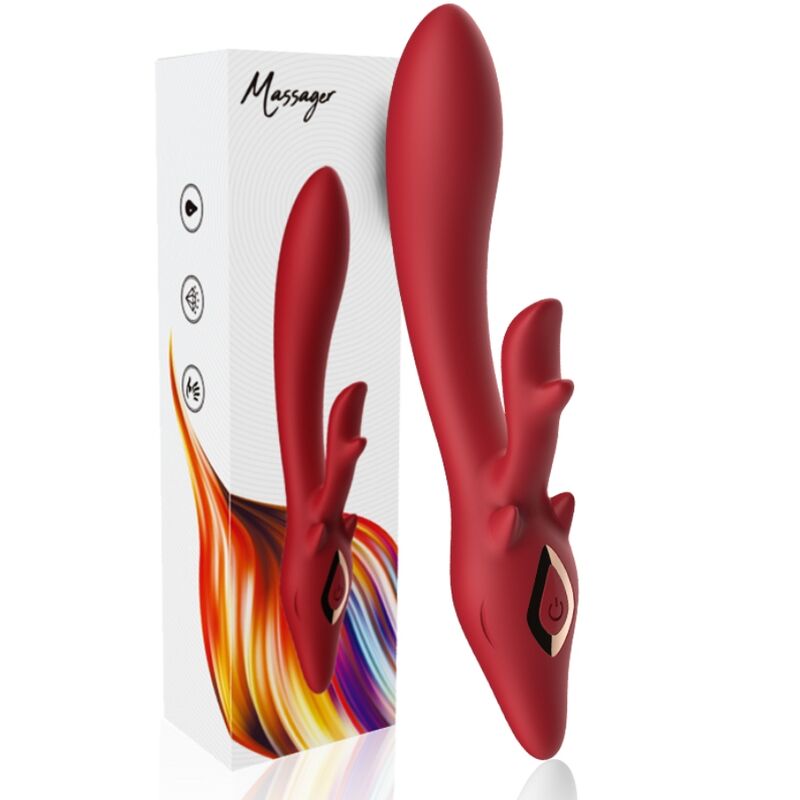 ARMONY - ELK VIBRATOR KANIN BUET RØD